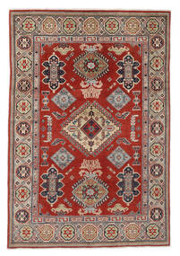  Kazak Fine Rug 122X179 Wool Dark Red/Brown Small Carpetvista