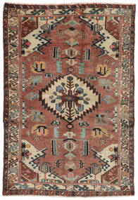  Persischer Bachtiar Teppich 138X199 Braun/Dunkelrot (Wolle, Persien/Iran)