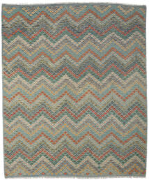 254X304 絨毯 キリム アフガン オールド スタイル オリエンタル ダークグレー/ダークグリーン 大きな (ウール, アフガニスタン) Carpetvista