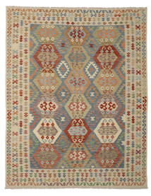  Orientalsk Kelim Afghan Old Style Teppe 239X297 Brun/Oransje Ull, Afghanistan Carpetvista