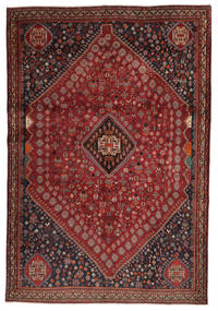  Oriental Qashqai Rug 177X260 Dark Red/Black Wool, Persia/Iran Carpetvista