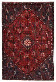  Persischer Ghashghai Teppich 170X256 Schwarz/Dunkelrot (Wolle, Persien/Iran)