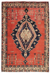 165X237 Alfombra Oriental Afshar Rojo Oscuro/Marrón (Lana, Persia/Irán) Carpetvista