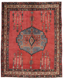Afshar Rug Rug 172X215 Dark Red/Brown Wool, Persia/Iran Carpetvista