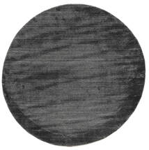  Ø 150 Plain (Single Colored) Small Eleganza Rug - Charcoal Grey