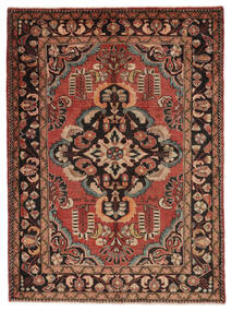 163X220 絨毯 リリアン オリエンタル ブラック/ダークレッド (ウール, ペルシャ/イラン) Carpetvista
