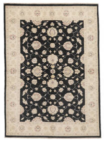 168X238 絨毯 Ziegler オリエンタル ベージュ/ブラック (ウール, アフガニスタン) Carpetvista