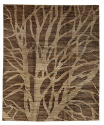  Contemporary Design Rug 236X297 Wool Brown/Black Large Carpetvista