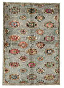 170X244 絨毯 オリエンタル カザック Ariana ダークグリーン/茶色 (ウール, アフガニスタン) Carpetvista