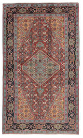  Hamadan Rug 124X211 Persian Wool Dark Red/Brown Small Carpetvista