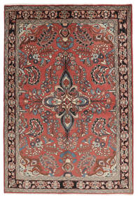 絨毯 リリアン 154X224 ダークレッド/茶色 (ウール, ペルシャ/イラン)