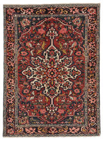 146X204 Tapis Bakhtiar D'orient Noir/Rouge Foncé (Laine, Perse/Iran) Carpetvista