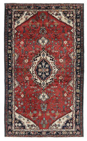 絨毯 マラバン 128X216 ブラック/ダークレッド (ウール, ペルシャ/イラン)