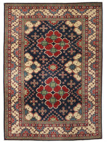 200X300 Tapete Oriental Kazak Fine Preto/Vermelho Escuro (Lã, Afeganistão) Carpetvista