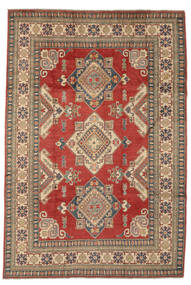  Kazak Fine Rug 193X296 Brown/Dark Red Carpetvista