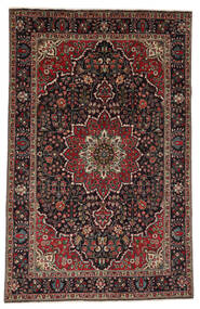  190X300 Tabriz Covor Negru/Dark Red Persia/Iran
 Carpetvista
