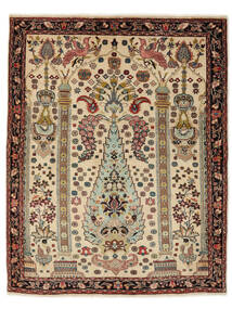 Dywan Perski Saruk 145X183 Brunatny/Pomarańczowy (Wełna, Persja/Iran)