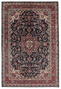  Sarouk Rug 138X202 Persian Wool Black/Brown Small Carpetvista
