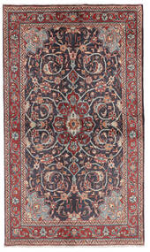 134X228 絨毯 マハル オリエンタル ダークレッド/ブラック (ウール, ペルシャ/イラン) Carpetvista