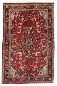  Persian Sarouk Rug 130X202 Dark Red/Black (Wool, Persia/Iran)