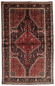 132X243 絨毯 オリエンタル Toiserkan ブラック/ダークレッド (ウール, ペルシャ/イラン) Carpetvista