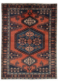 157X216 絨毯 ウィス オリエンタル ブラック/ダークレッド (ウール, ペルシャ/イラン) Carpetvista