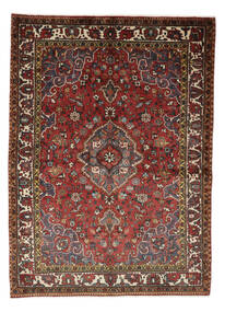  Orientalisk Bakhtiar Matta 158X217 Svart/Mörkröd Ull, Persien/Iran Carpetvista