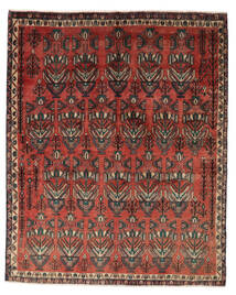 160X199 Tapis Afshar D'orient Rouge Foncé/Noir (Laine, Perse/Iran) Carpetvista
