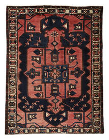 155X200 絨毯 オリエンタル バクティアリ ブラック/ダークレッド (ウール, ペルシャ/イラン) Carpetvista
