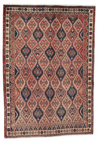  Persialainen Afshar Shahre Babak Matot 127X182 Tummanpunainen/Ruskea Carpetvista