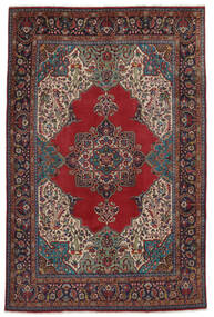  206X314 Tabriz Covor Negru/Dark Red Persia/Iran
 Carpetvista