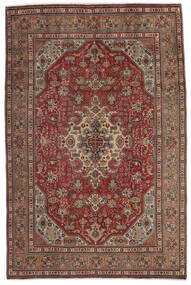 197X295 Täbriz Teppich Orientalischer Braun/Dunkelrot (Wolle, Persien/Iran) Carpetvista