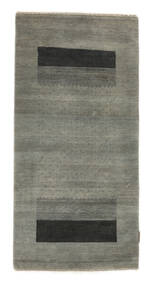 絨毯 ギャッベ Loribaft 70X143 ダークグリーン/グリーン (ウール, インド)