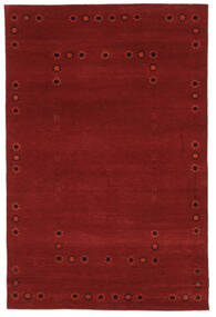 136X203 Gabbeh Loribaft Rug Modern Dark Red/Black (Wool, India) Carpetvista