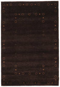 Gabbeh Loribaft Rug 138X202 Black Wool, India Carpetvista