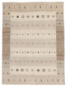 162X222 Gabbeh Loom Rug Modern Beige/Orange (Wool, India) Carpetvista
