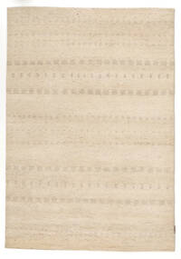 絨毯 ギャッベ Loribaft 138X200 ベージュ/オレンジ (ウール, インド)