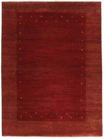 Tapete Gabbeh Loribaft 175X232 Vermelho Escuro/Preto (Lã, Índia)