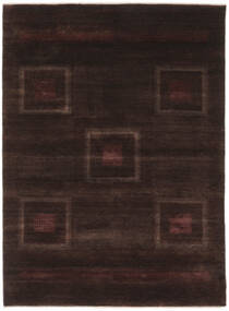 177X240 絨毯 ギャッベ Loribaft モダン ブラック (ウール, インド) Carpetvista
