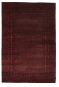 202X302 Gabbeh Loribaft Teppich Moderner Schwarz (Wolle, Indien) Carpetvista
