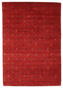 175X251 Tapis Gabbeh Loribaft Moderne Rouge Foncé (Laine, Inde) Carpetvista
