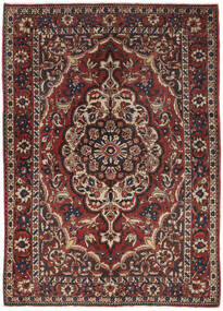 絨毯 バクティアリ 148X210 ブラック/ダークレッド (ウール, ペルシャ/イラン)