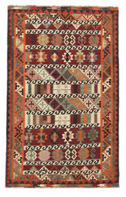 150X237 Kelim Vintage Matot Matto Itämainen Tummanpunainen/Musta (Villa, Persia/Iran) Carpetvista