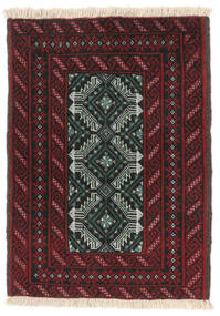  61X85 Baluch Rug Black/Dark Red Persia/Iran Carpetvista