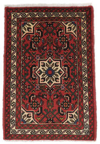 68X97 Tapis D'orient Hosseinabad Noir/Rouge Foncé (Laine, Perse/Iran) Carpetvista