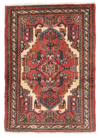 60X85 絨毯 オリエンタル ナハバンド ダークレッド/ブラック (ウール, ペルシャ/イラン) Carpetvista