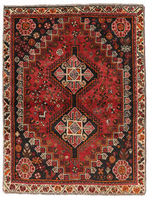 126X165 Medalhão Pequeno Shiraz Tapete Lã, Carpetvista