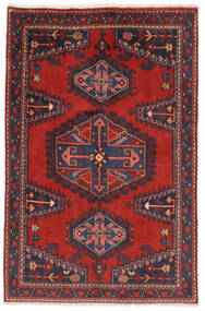  Wiss Rug 104X160 Persian Wool Dark Red/Black Small Carpetvista