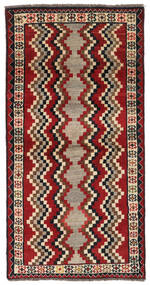 104X203 Tapete Oriental Ghashghai Vermelho Escuro/Preto (Lã, Pérsia/Irão) Carpetvista