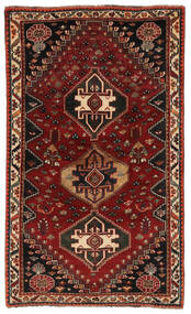 Tapete Persa Ghashghai 108X176 Preto/Vermelho Escuro (Lã, Pérsia/Irão)